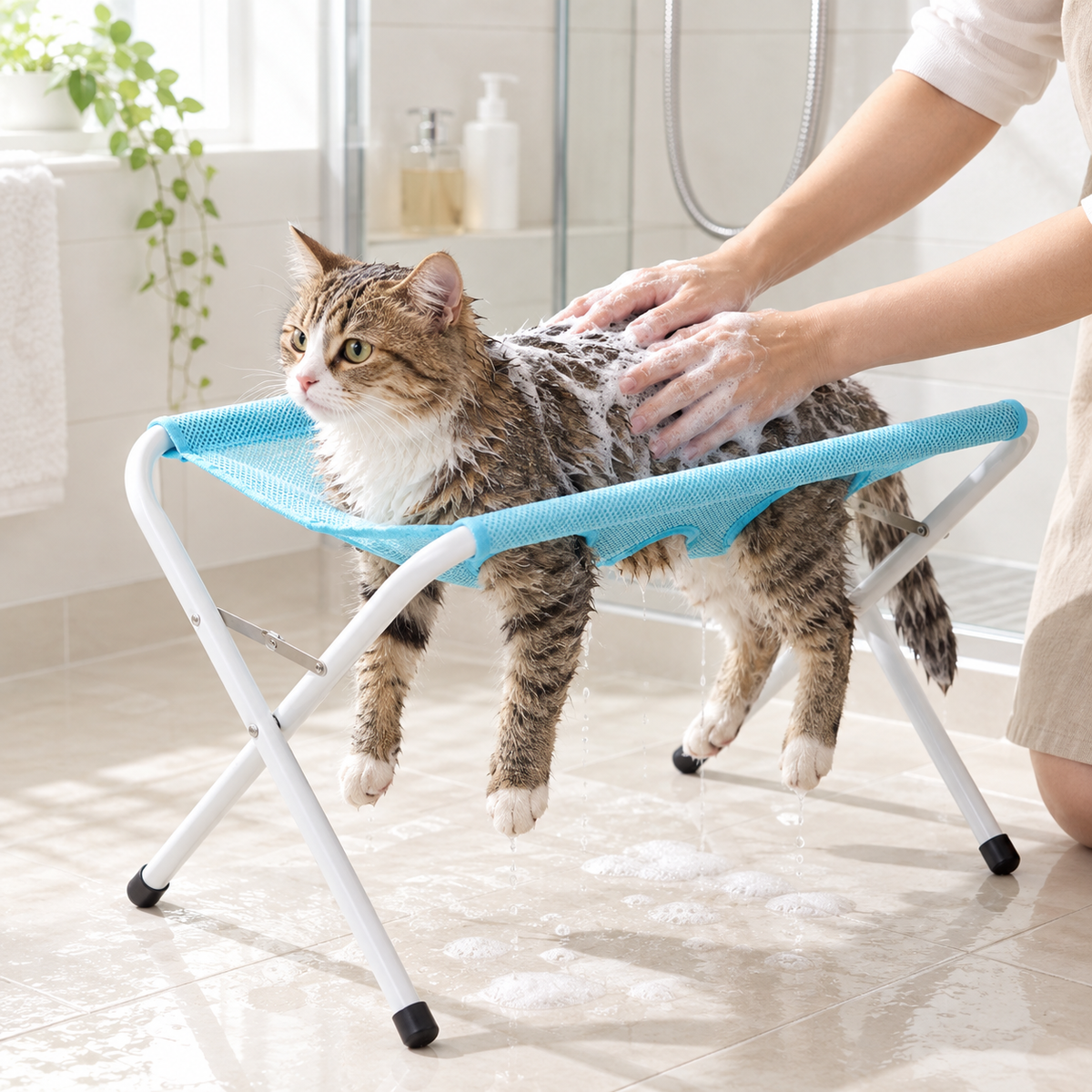 Foldable Pet Bathing Stand