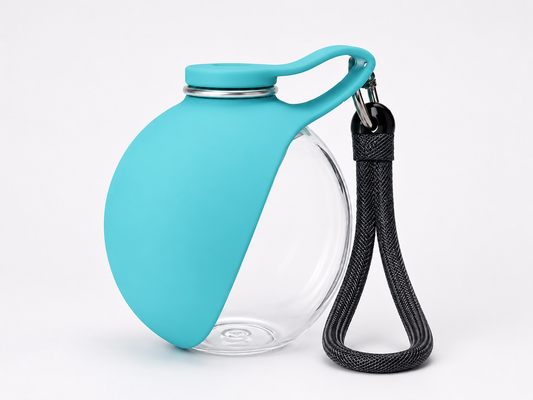 Botella de agua portátil de acero inoxidable para mascotas