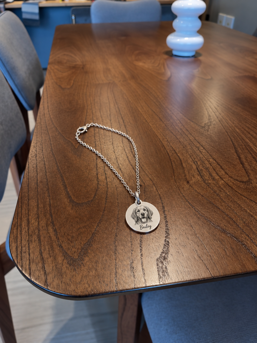 Customer-submitted necklace photo