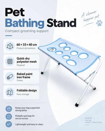 Foldable Pet Bathing Stand